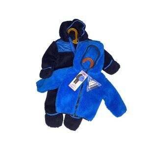 NEW SNOZU 2 Piece Set  Fleece Jacket and Snowsuit 3-6M